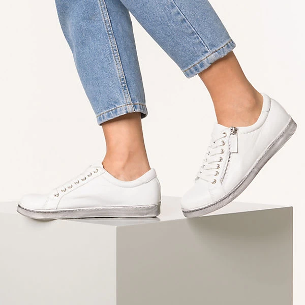 Andrea Conti Sneakers Low - Weiß 4 Andrea Conti Sneakers Low - Weiß – Bild 2
