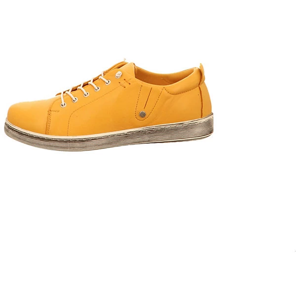 Andrea Conti Schnürhalbschuhe - Gelb 4 Andrea Conti Schnürhalbschuhe - Gelb – Bild 2