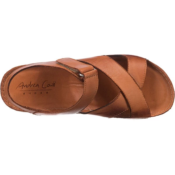 Andrea Conti Klassische Sandalen - Cognac 8 Andrea Conti Klassische Sandalen - Cognac – Bild 6
