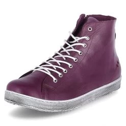 Andrea Conti Stiefeletten Schnürstiefeletten - Lila