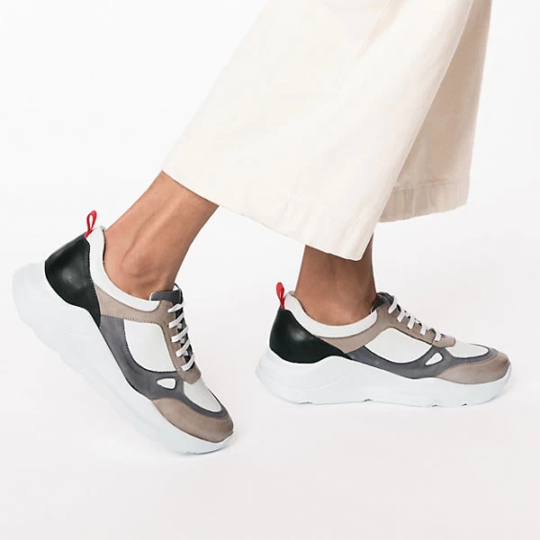 Andrea Conti Sneakers Low - Hellgrau 4 Andrea Conti Sneakers Low - Hellgrau – Bild 2