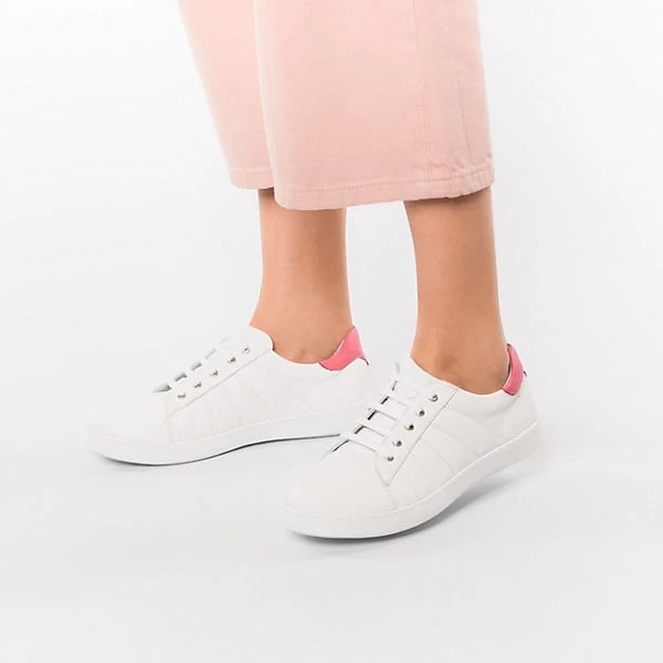 Andrea Conti Sneakers Low - Weiß/koralle 4 Andrea Conti Sneakers Low - Weiß/koralle – Bild 2