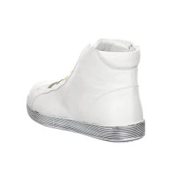 Andrea Conti Damen Schnürhalbschuhe Schnürschuh Freizeit Sport Schuhe Glattleder Uni Schnürschuhe - Weiß -Andrea Conti 24298356 05