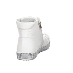 Andrea Conti Damen Schnürhalbschuhe Schnürschuh Freizeit Sport Schuhe Glattleder Uni Schnürschuhe - Weiß -Andrea Conti 24298356 09