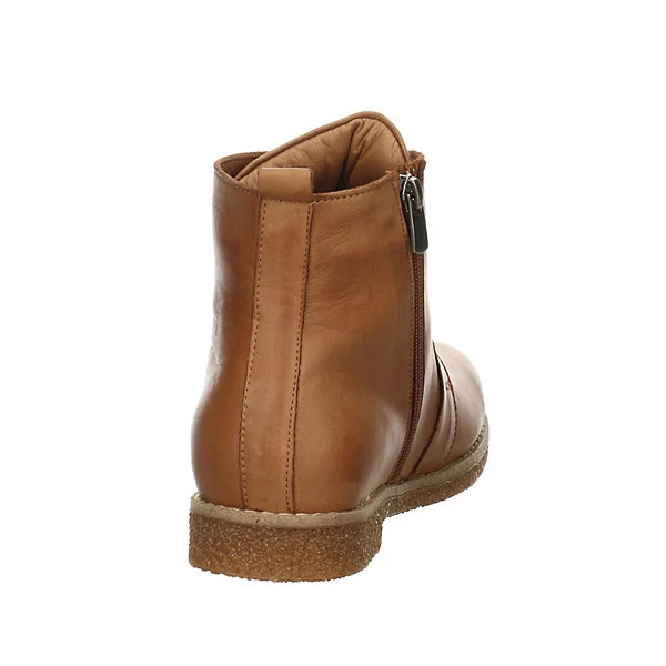 Andrea Conti Damen Stiefeletten Schuhe Boots Elegant Freizeit Glattleder Uni Schnürstiefeletten - Braun 6 Andrea Conti Damen Stiefeletten Schuhe Boots Elegant Freizeit Glattleder Uni Schnürstiefeletten - Braun – Bild 4