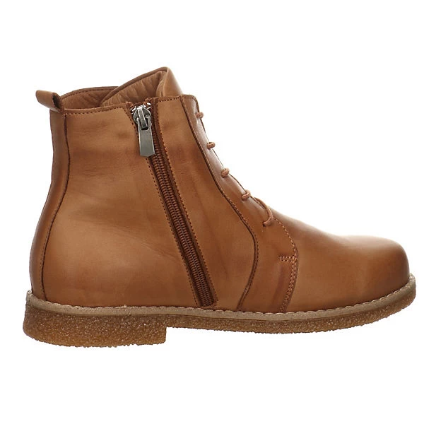 Andrea Conti Damen Stiefeletten Schuhe Boots Elegant Freizeit Glattleder Uni Schnürstiefeletten - Braun 7 Andrea Conti Damen Stiefeletten Schuhe Boots Elegant Freizeit Glattleder Uni Schnürstiefeletten - Braun – Bild 5