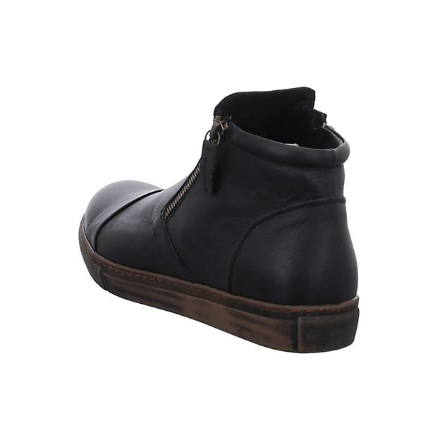 Andrea Conti Damen Stiefeletten Schuhe Boots Elegant Freizeit Glattleder Uni Klassische Stiefeletten - Schwarz 9 Andrea Conti Damen Stiefeletten Schuhe Boots Elegant Freizeit Glattleder Uni Klassische Stiefeletten - Schwarz – Bild 7