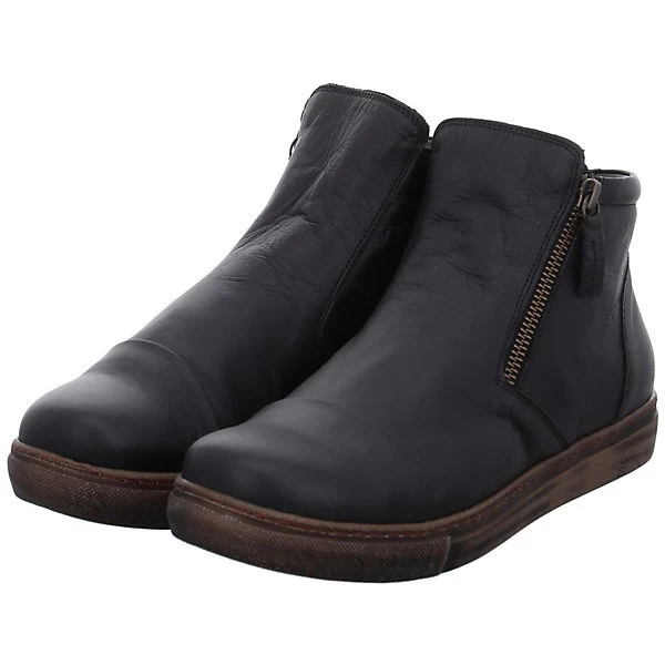 Andrea Conti Damen Stiefeletten Schuhe Boots Elegant Freizeit Glattleder Uni Klassische Stiefeletten - Schwarz 12 Andrea Conti Damen Stiefeletten Schuhe Boots Elegant Freizeit Glattleder Uni Klassische Stiefeletten - Schwarz – Bild 10