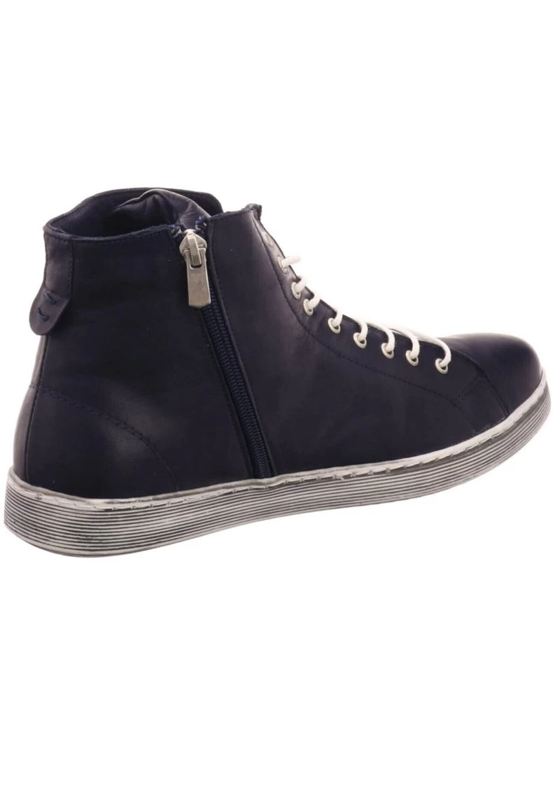 Andrea Conti 0503-ESGANO - Sneaker High - Dunkelblau Silber 5 Andrea Conti 0503-ESGANO - Sneaker High - Dunkelblau Silber – Bild 3