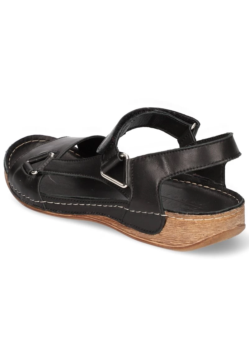 Andrea Conti Keilsandalette - Schwarz 8 Andrea Conti Keilsandalette - Schwarz – Bild 6