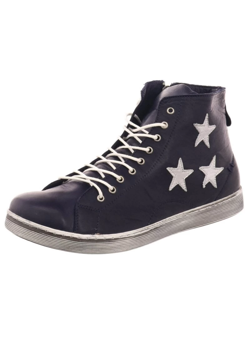 Andrea Conti 0503-ESGANO - Sneaker High - Dunkelblau Silber 4 Andrea Conti 0503-ESGANO - Sneaker High - Dunkelblau Silber – Bild 2