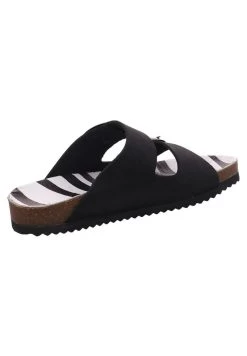 Andrea Conti 0503-ESGANO - Pantolette Flach - Black -Andrea Conti b4be60fab167496c9f95434feb4cc2df