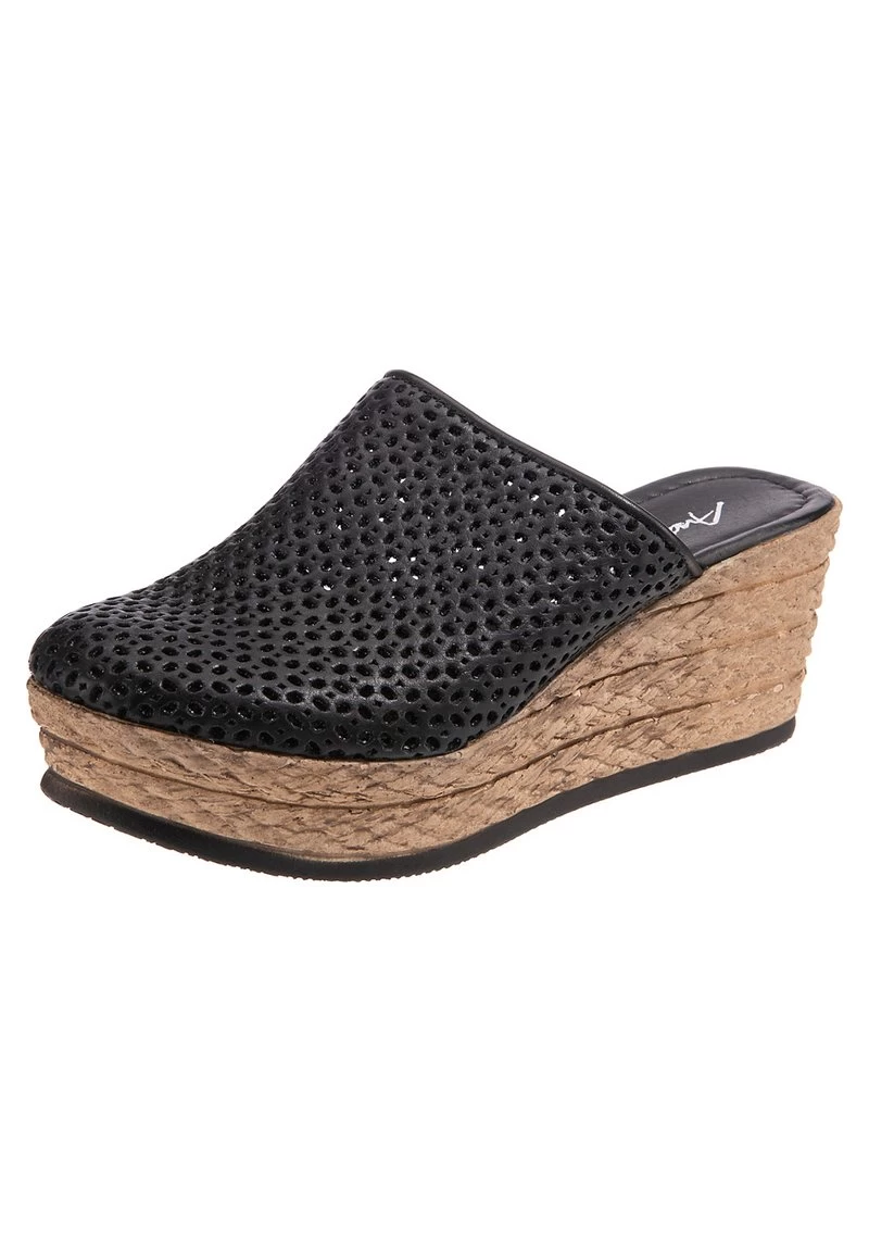 Andrea Conti PLATEAU - Pantolette Hoch - Schwarz 4 Andrea Conti PLATEAU - Pantolette Hoch - Schwarz – Bild 2